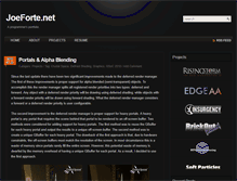 Tablet Screenshot of joeforte.net